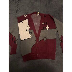 Vintage 90s London Fog Grandpa Cardigan Sweater Acrylic USA Men's Size L